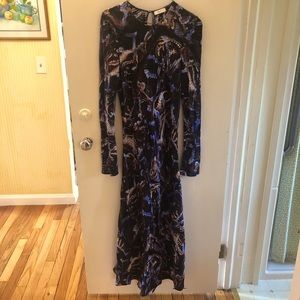 Long Sleeve 100% Silk Dress, NWOT
